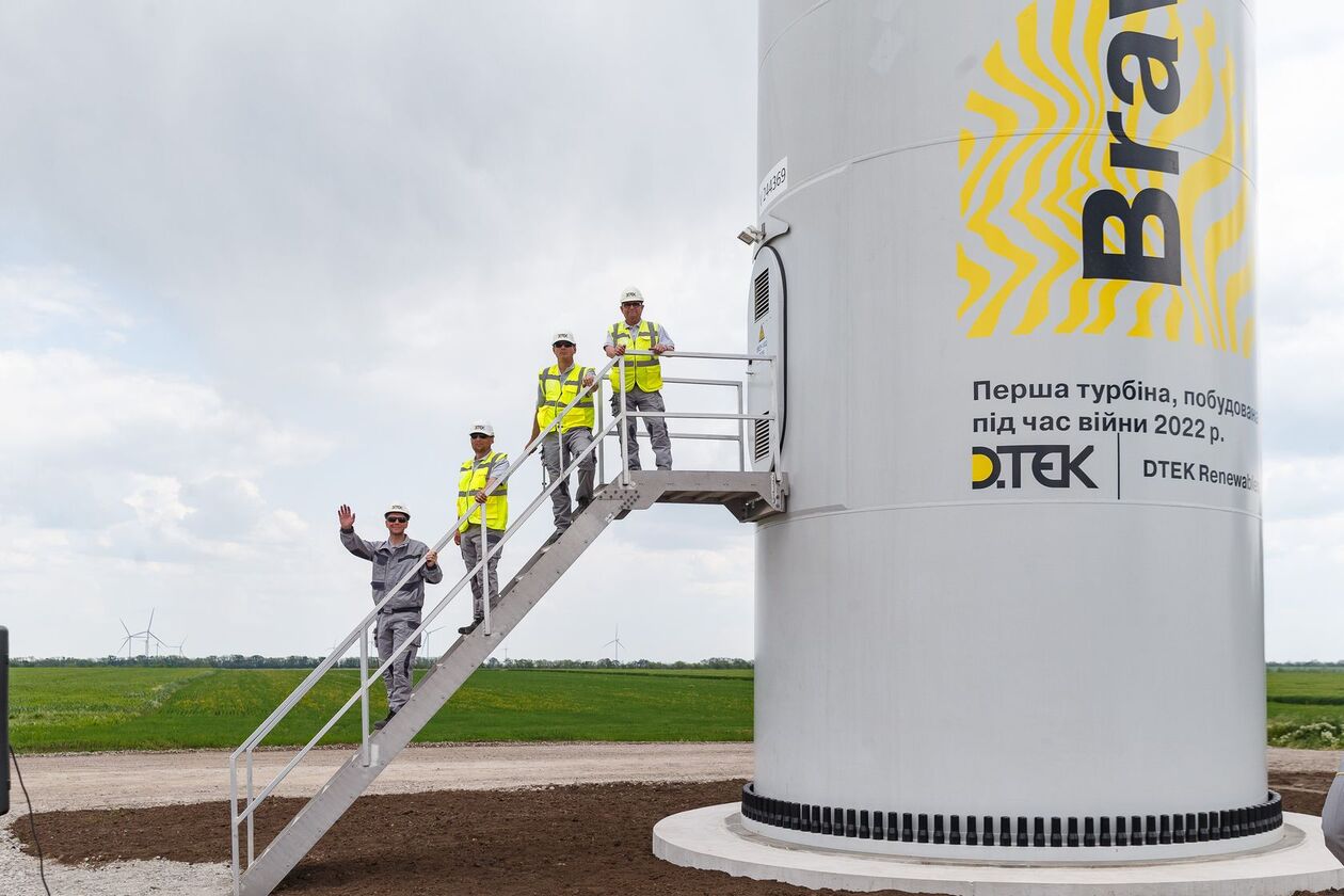  ДТЕК Тилігульська ВЕС, команда, вітротурбіна